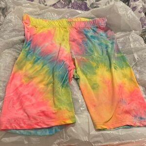 Shein Tie Dye Biker Shorts